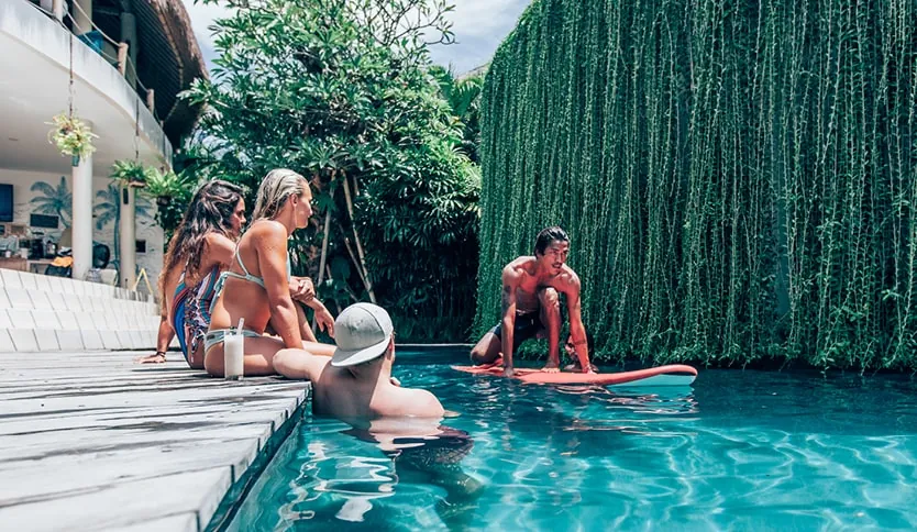 Kima Surf Camp Bali Canggu - surf instruction