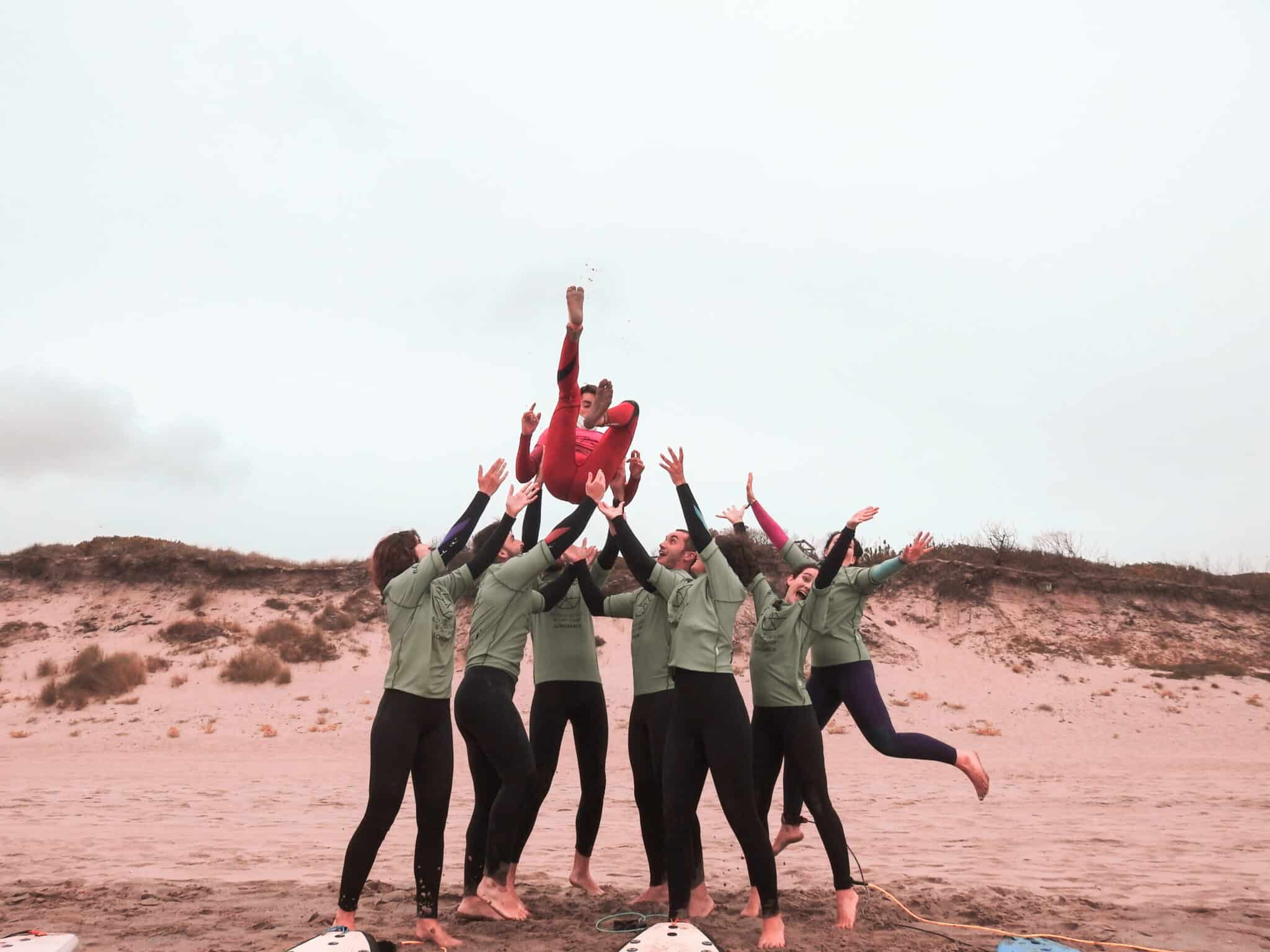 Longbeach Surf School & Surf Camp - beachfront location