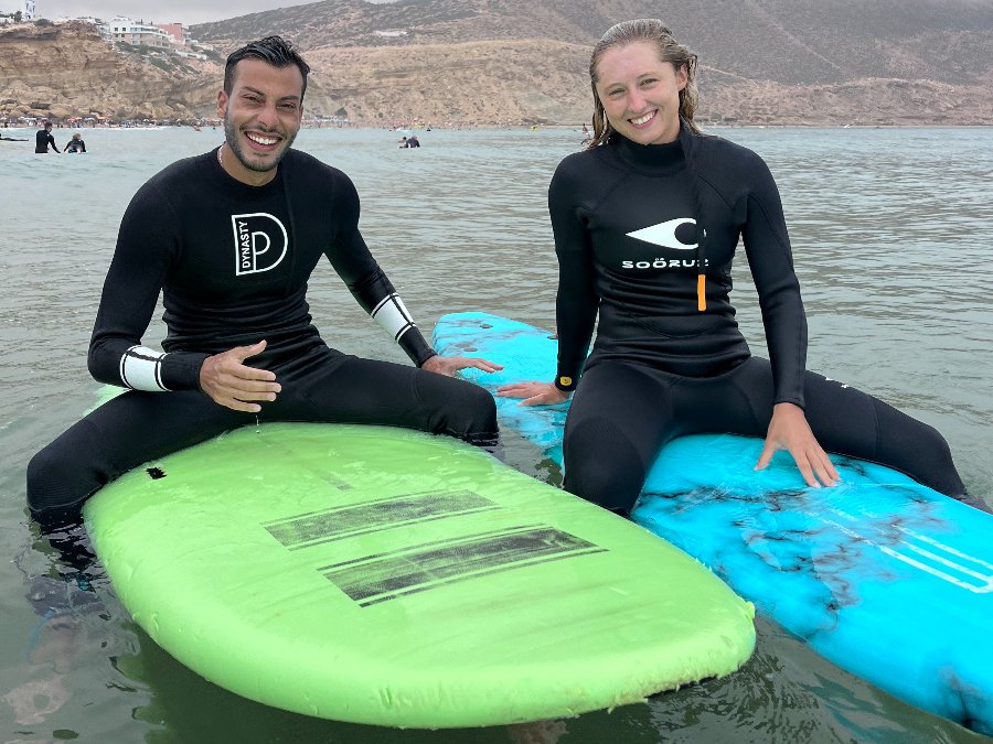 Sidi Mouja Morocco - surf instruction