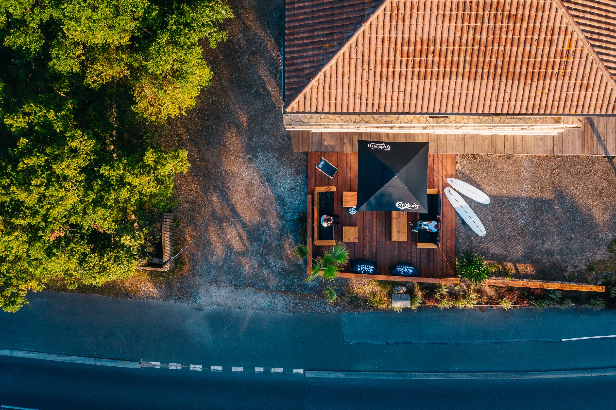 Surfcamp Seignosse - terrace