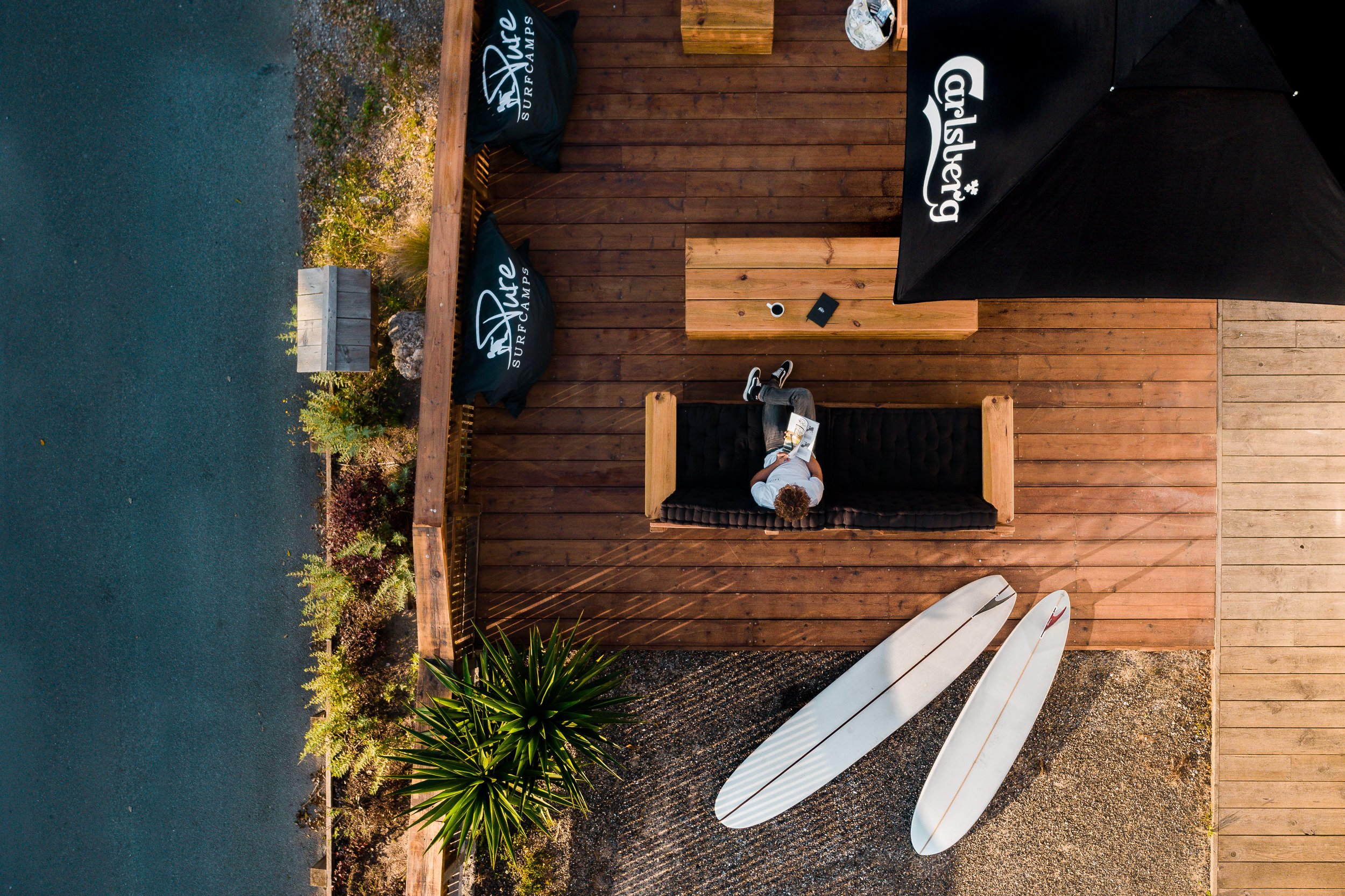 Surfcamp Seignosse - terrace