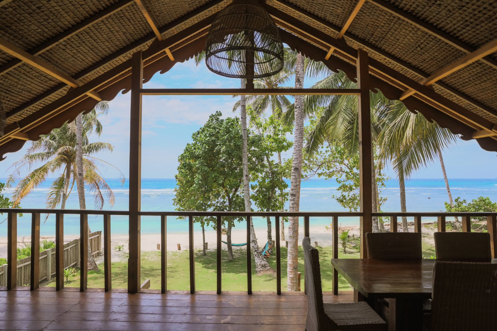 The Point Surf House - garden surroundings