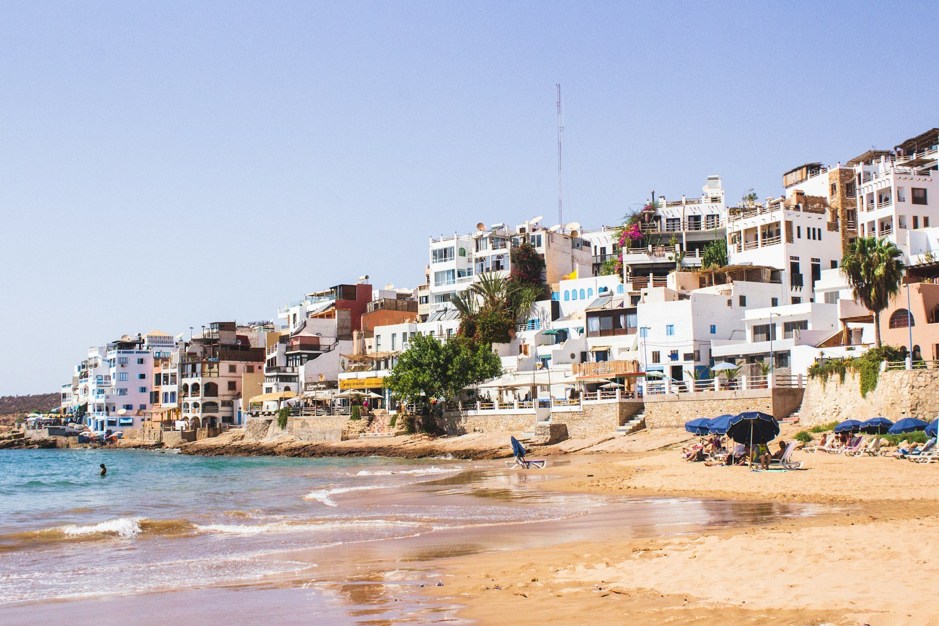 Taghazout village and surf scene. Photo: Louis Hansel